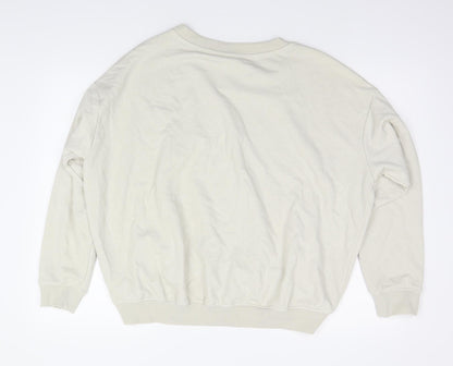 H&M Womens Silver   Pullover Jumper Size M