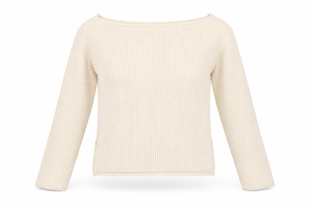 Boohoo Womens Beige  Knit Pullover Jumper Size M