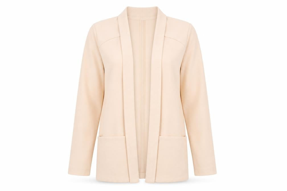 Pieces Womens Orange   Jacket Blazer Size XS