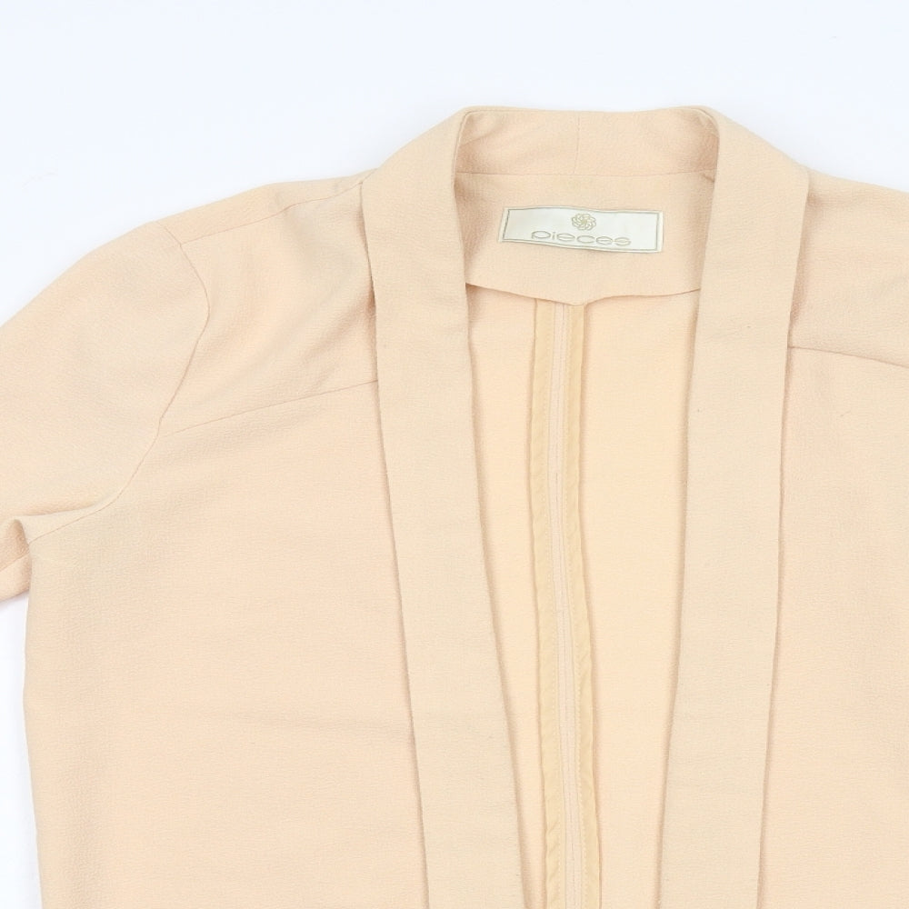 Pieces Womens Orange   Jacket Blazer Size XS