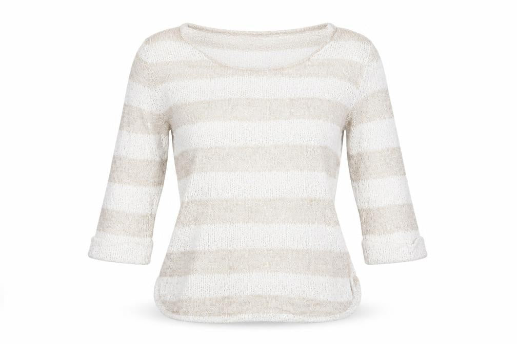 New Look Womens Multicoloured Striped Knit Pullover Jumper Size 12