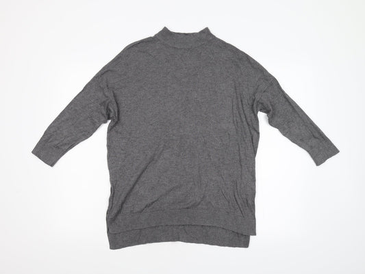 F&F Womens Grey  Knit Pullover Jumper Size 14