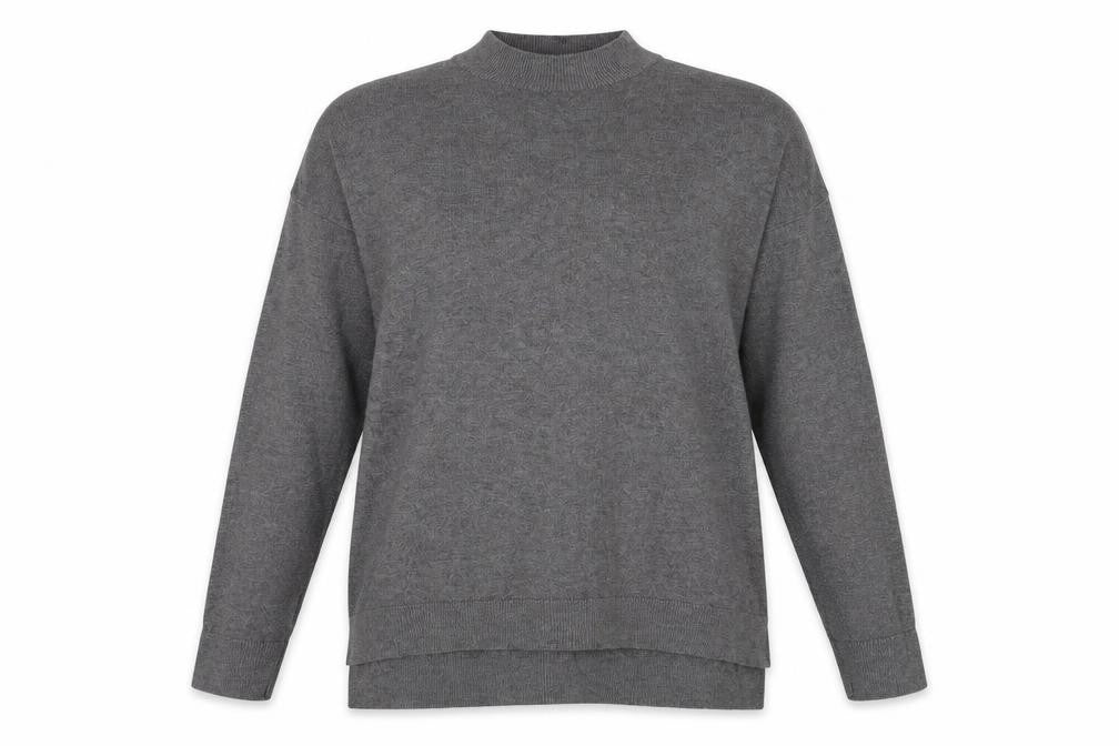 F&F Womens Grey  Knit Pullover Jumper Size 14