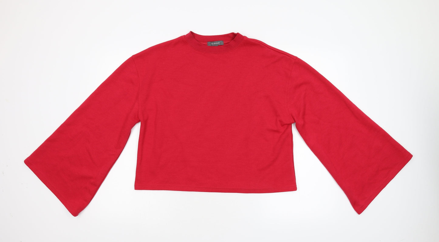 Primark Womens Red   Pullover Sweatshirt Size S