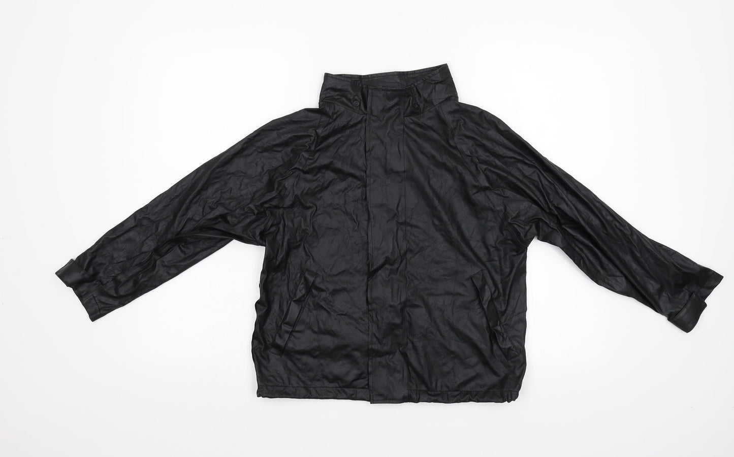 Outdoor Fun Boys Black   Jacket  Size 8-9 Years
