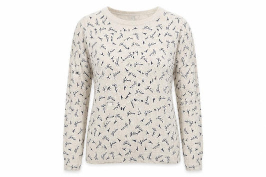Marks & Spencer Womens Beige  Knit Pullover Jumper Size 12