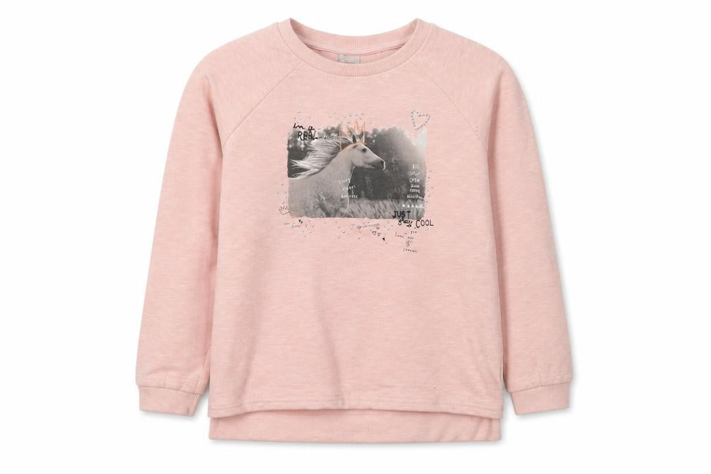 NEXT Girls Pink   Pullover Sweatshirt Size 8 Years