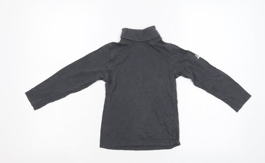 BSTR73 Boys Grey   Basic T-Shirt Size 5 Years