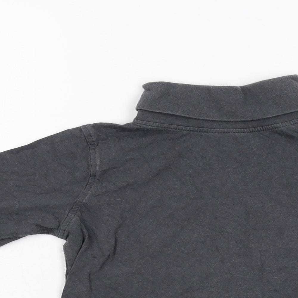 BSTR73 Boys Grey   Basic T-Shirt Size 5 Years