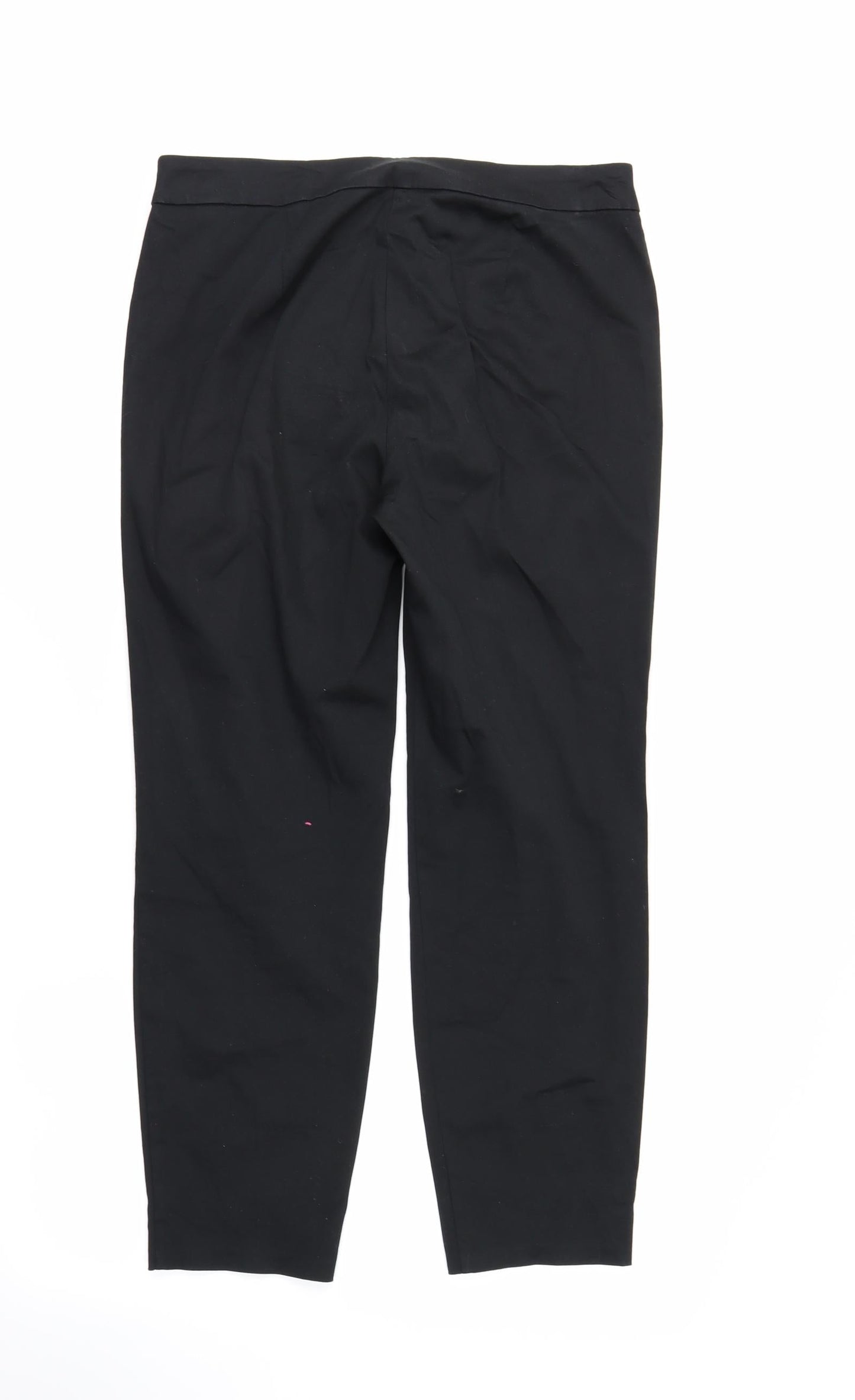 Preworn Womens Black   Trousers  Size 12 L26 in