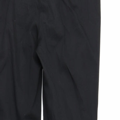 Preworn Womens Black   Trousers  Size 12 L26 in