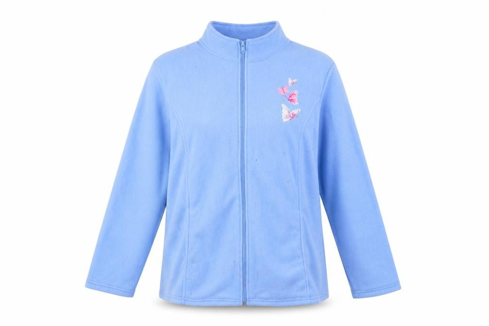 Preworn Womens Blue   Full Zip Jumper Size XL