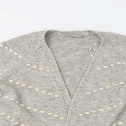 Preloved NEXT Womens Grey   Cardigan Jumper Size M - Detail