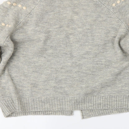 Preloved NEXT Womens Grey   Cardigan Jumper Size M - Label