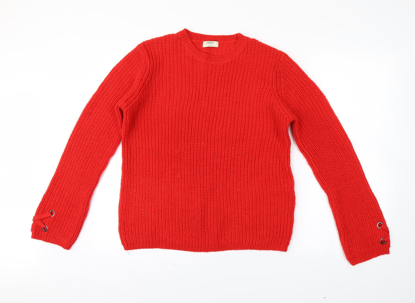 Preworn Womens Red   Pullover Jumper Size M