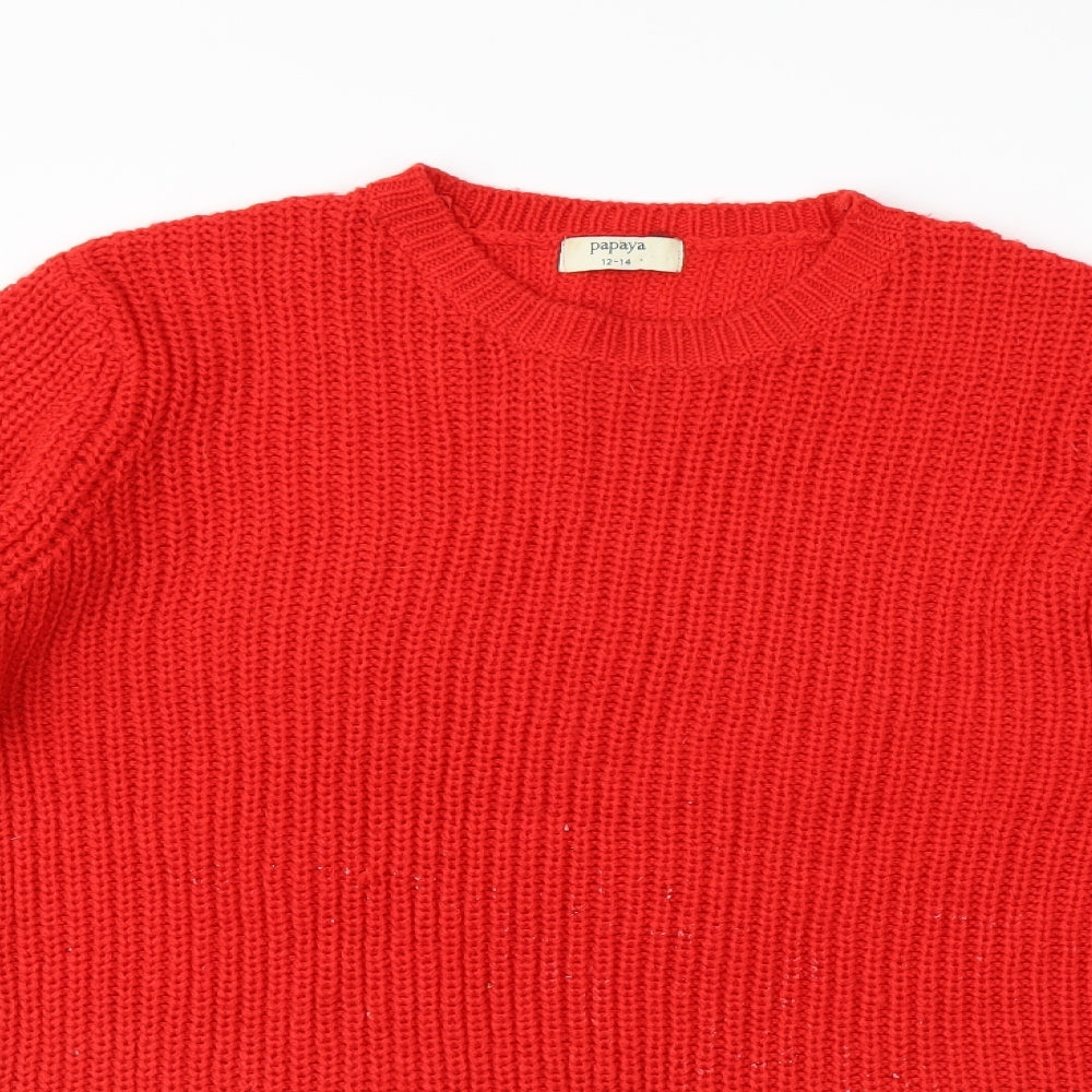 Preworn Womens Red   Pullover Jumper Size M
