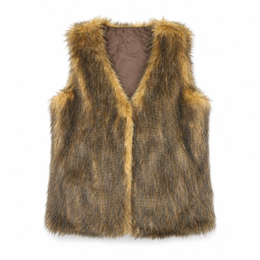 Just Elegance Womens Brown   Gilet Jacket Size S