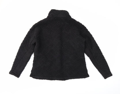 Next Womens Black   Full Zip Jumper Size M