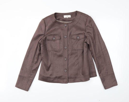 CC Womens Brown   Jacket Coat Size 12