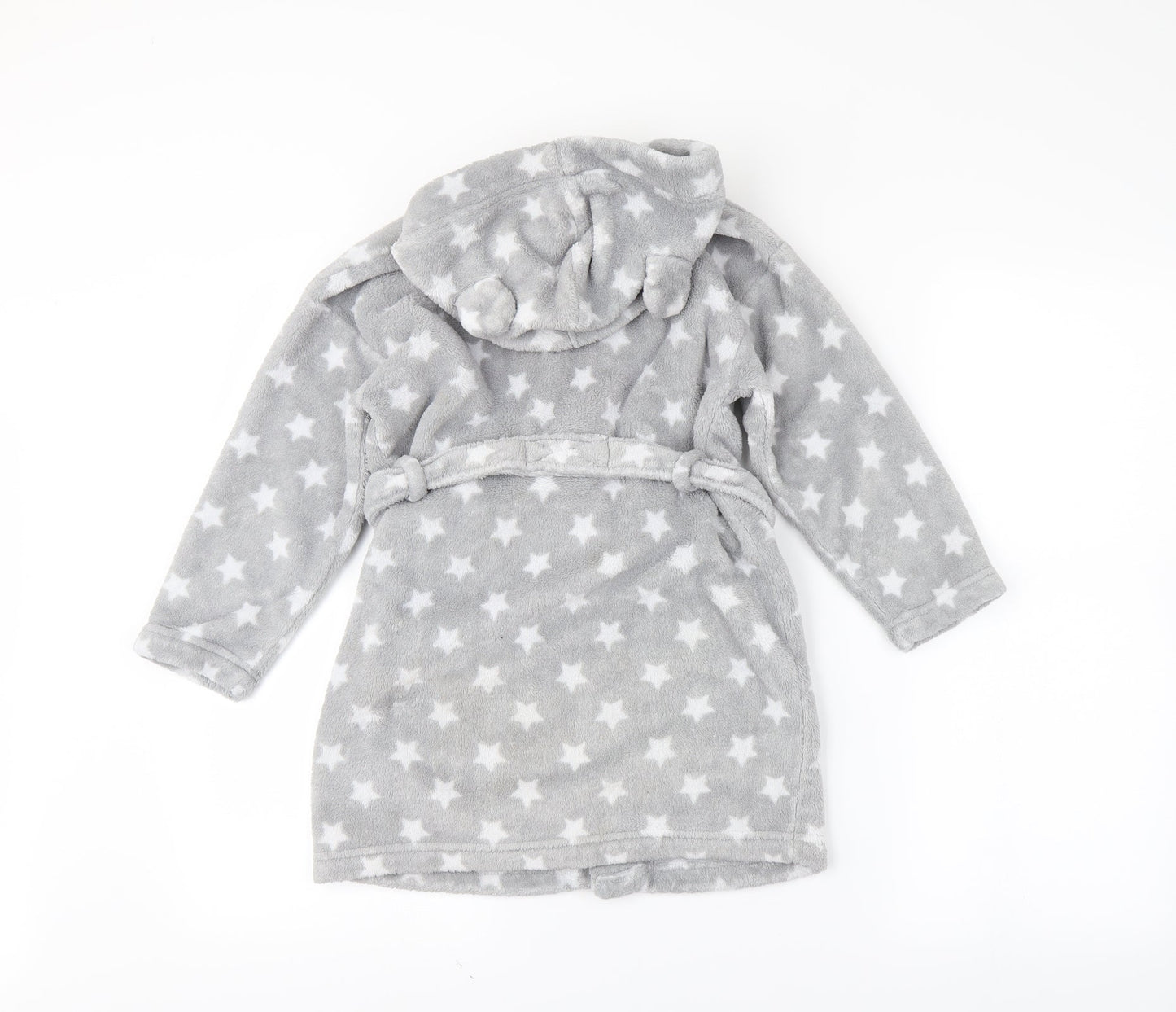 NEXT Girls Grey Solid  Capri Robe Size 5-6 Years
