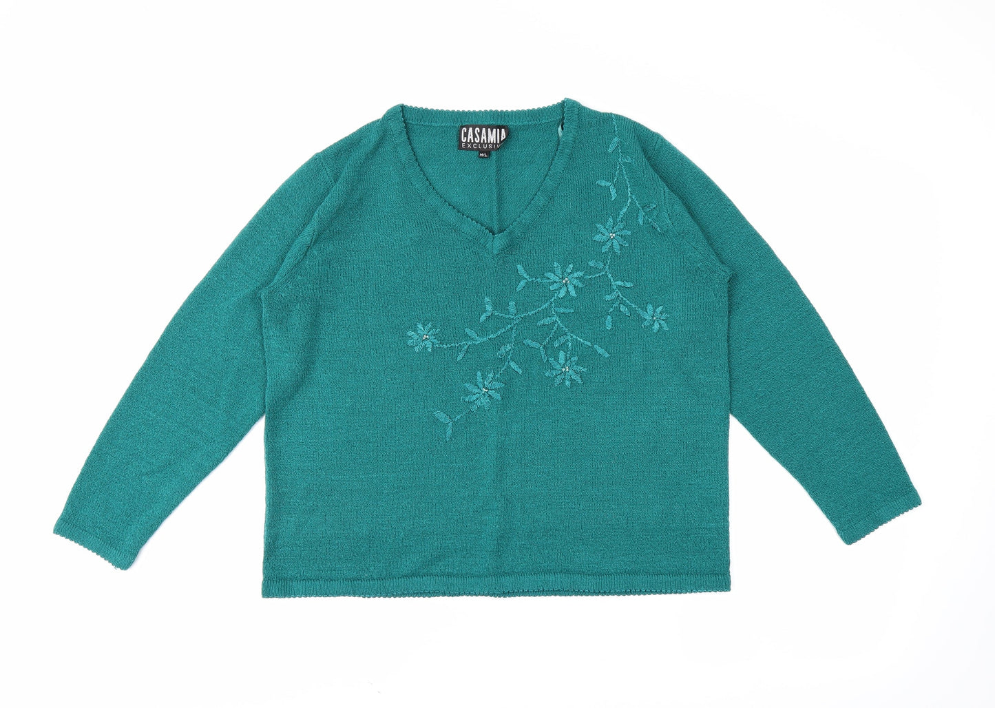 CASAMODA Womens Green   Pullover Jumper Size M