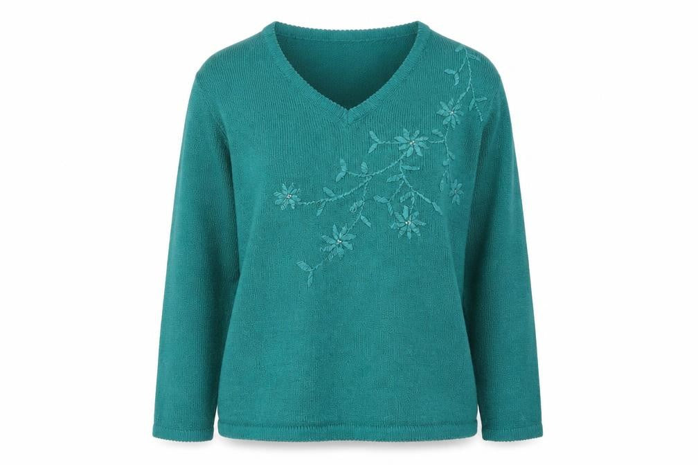 CASAMODA Womens Green   Pullover Jumper Size M