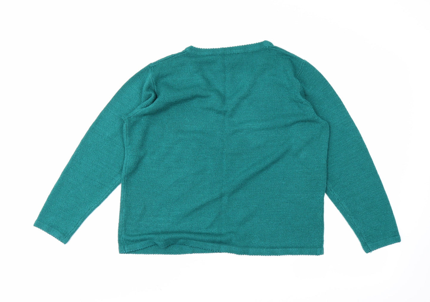 CASAMODA Womens Green   Pullover Jumper Size M