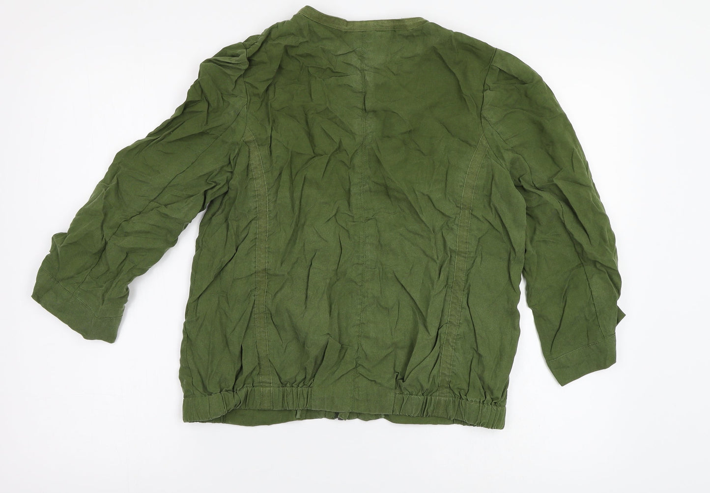 H&M Womens Green   Jacket  Size 6  - studded detail