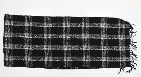 Preworn Womens Black Check   Shawl/Wrap