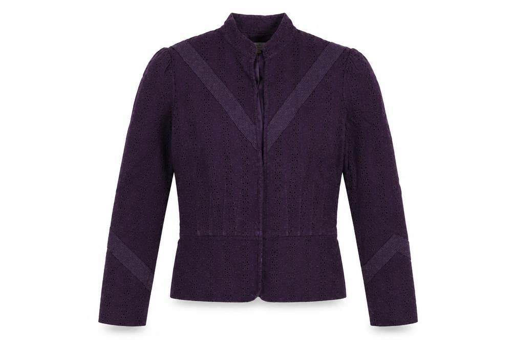 Matthew Williamson Womens Purple   Jacket Blazer Size 10