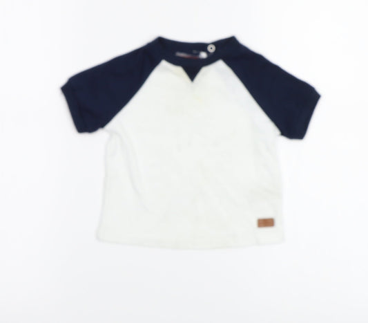 7 For All Mankind Baby  Houndstooth  Pullover T-Shirt Size 18-24 Months