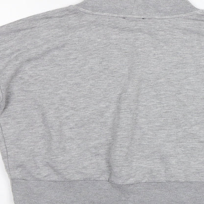 Bershka Womens Grey    Sweatshirt Size S