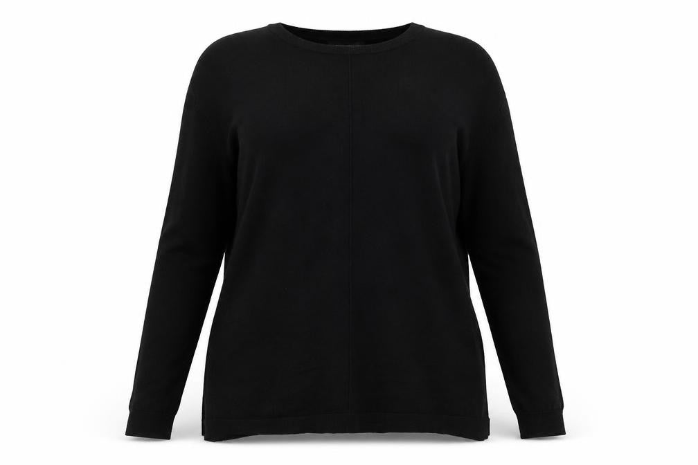 Atmosphere Womens Black  Rayon Pullover Jumper Size 12