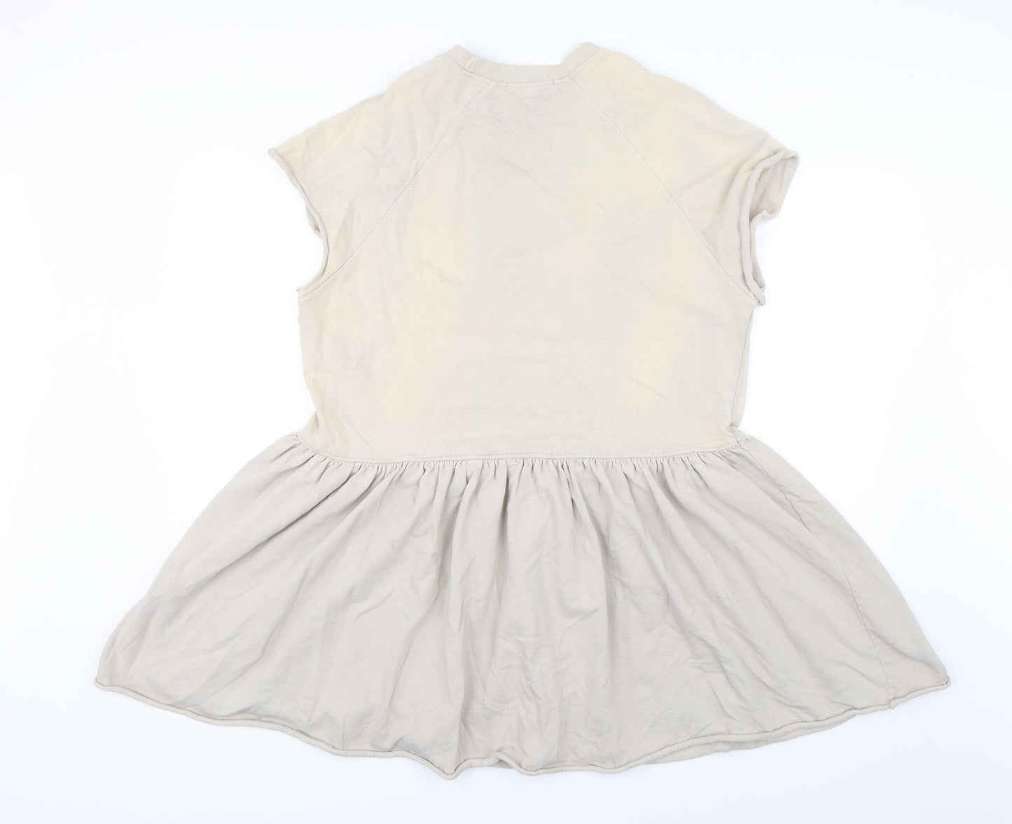 Preworn Womens Beige   Jumper Dress  Size 14