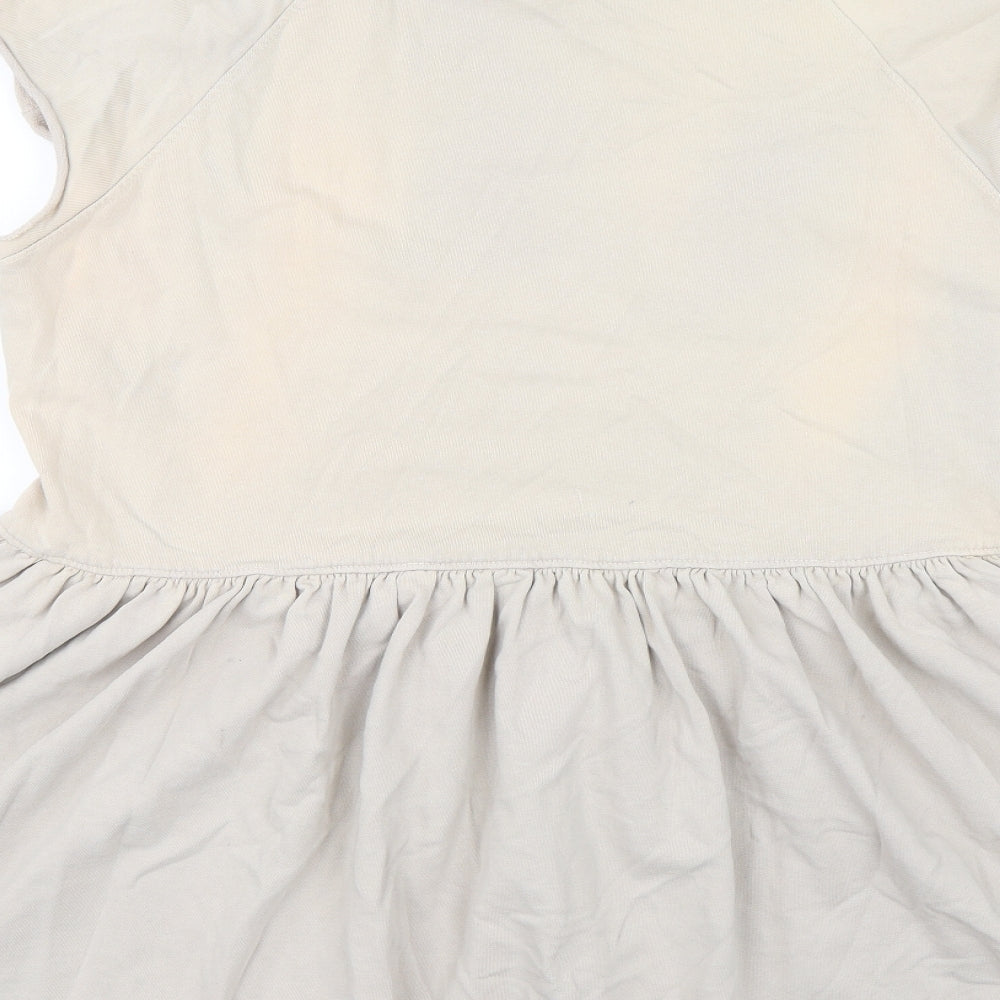 Preworn Womens Beige   Jumper Dress  Size 14