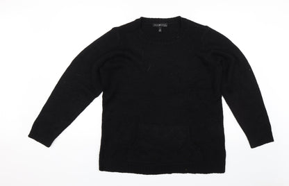 Derek Heart Womens Black   Pullover Jumper Size XL