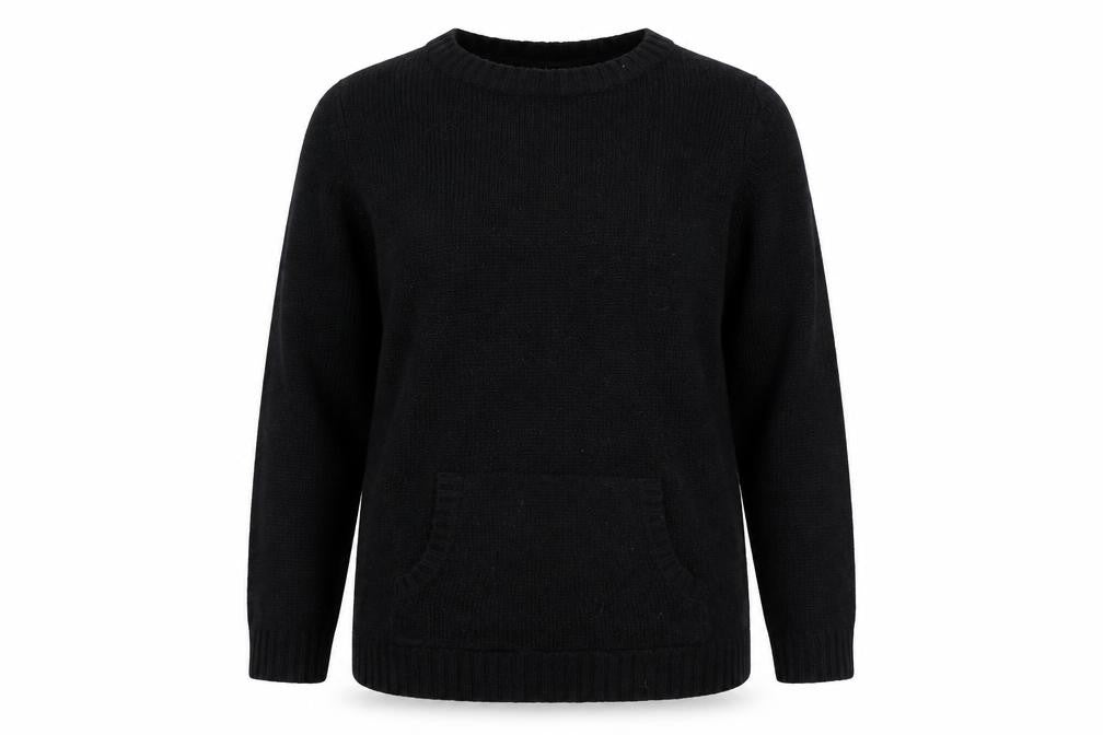 Derek Heart Womens Black   Pullover Jumper Size XL