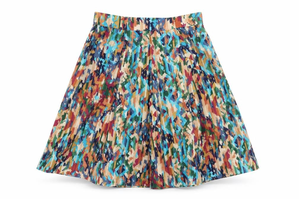 Preworn Womens Multicoloured   Swing Skirt Size 30 in
