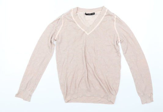Mango Womens Pink   Basic T-Shirt Size M