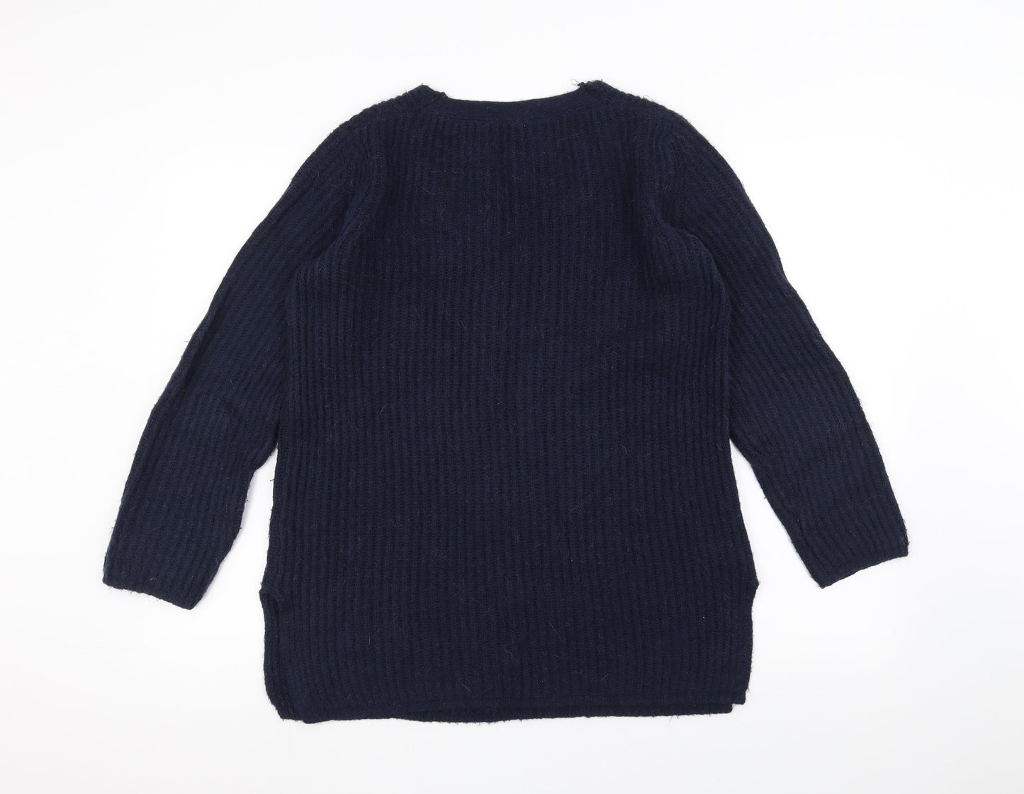 TU Womens Blue  Knit Pullover Jumper Size 10