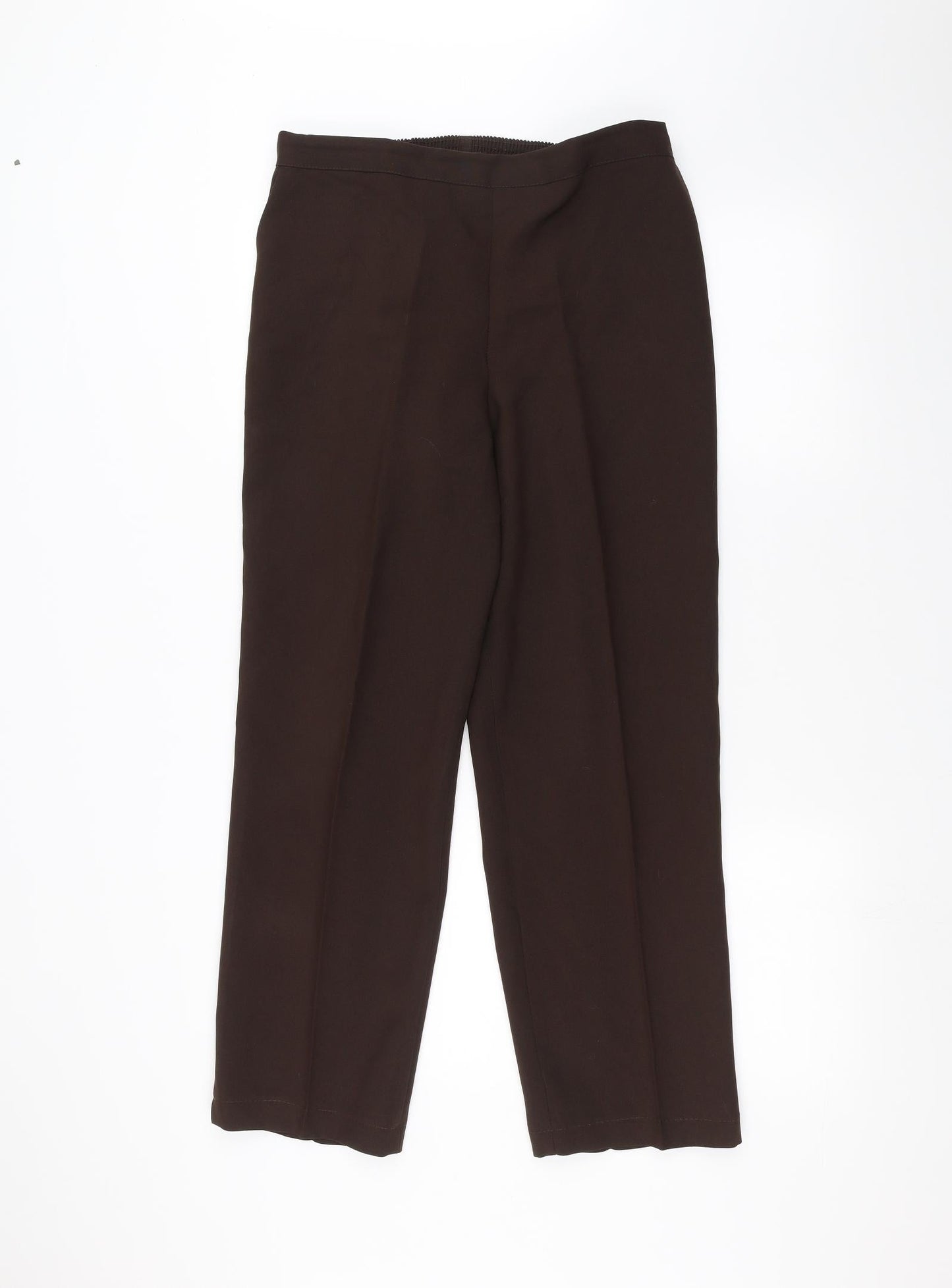 Preworn Womens Brown   Trousers  Size 16 L24 in