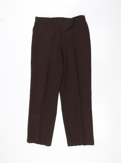 Preworn Womens Brown   Trousers  Size 16 L24 in