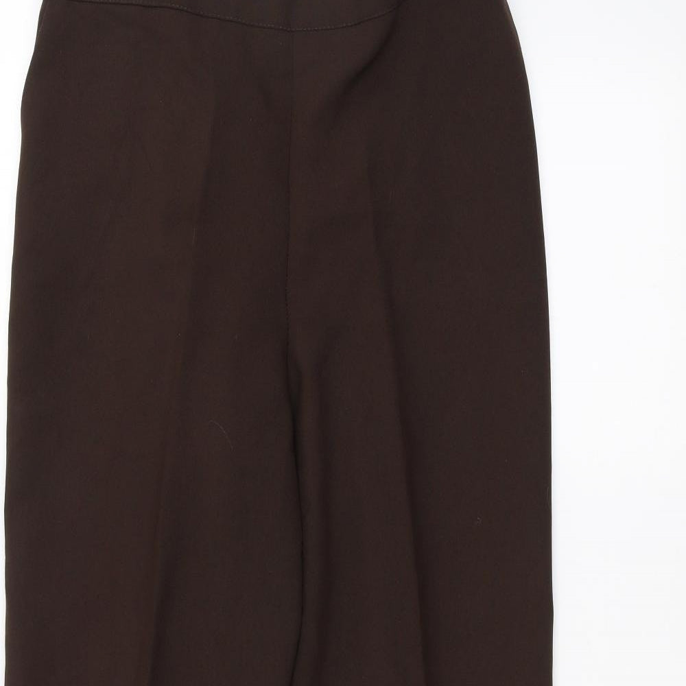 Preworn Womens Brown   Trousers  Size 16 L24 in