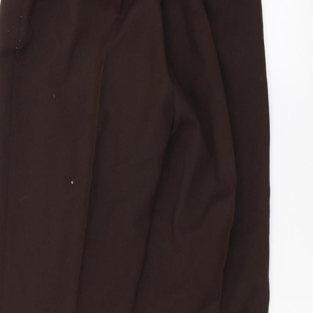 Preworn Womens Brown   Trousers  Size 16 L24 in