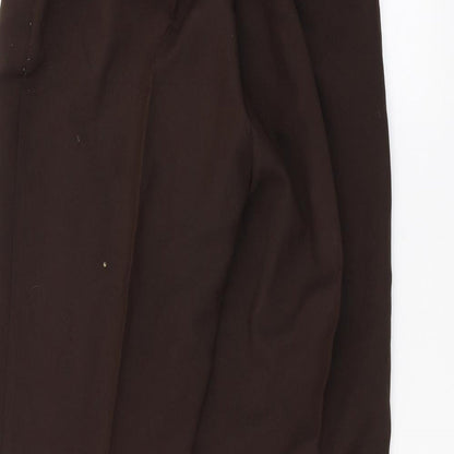 Preworn Womens Brown   Trousers  Size 16 L24 in