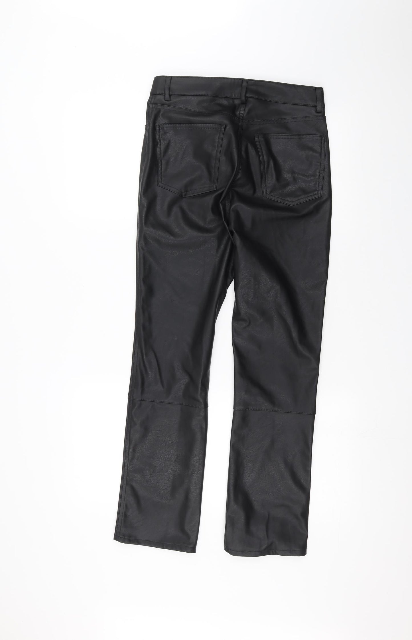 H&M Womens Black   Trousers  Size 8 L27 in