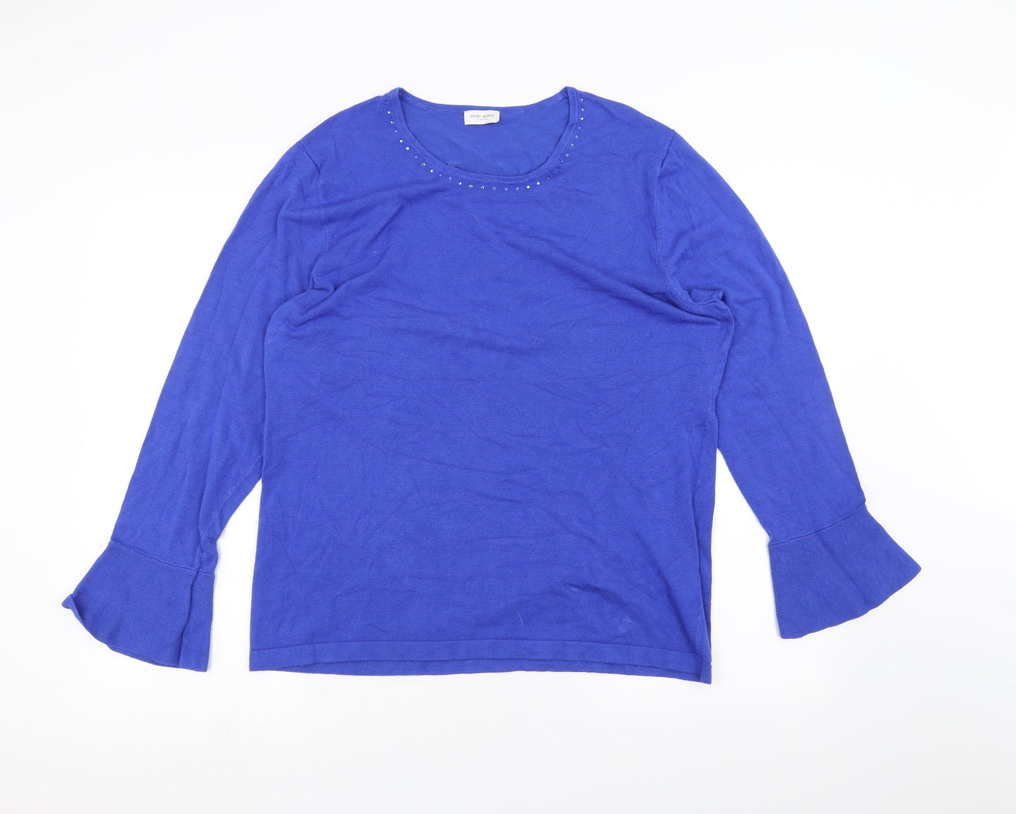 Gerry Weber Womens Blue   Basic T-Shirt Size 16