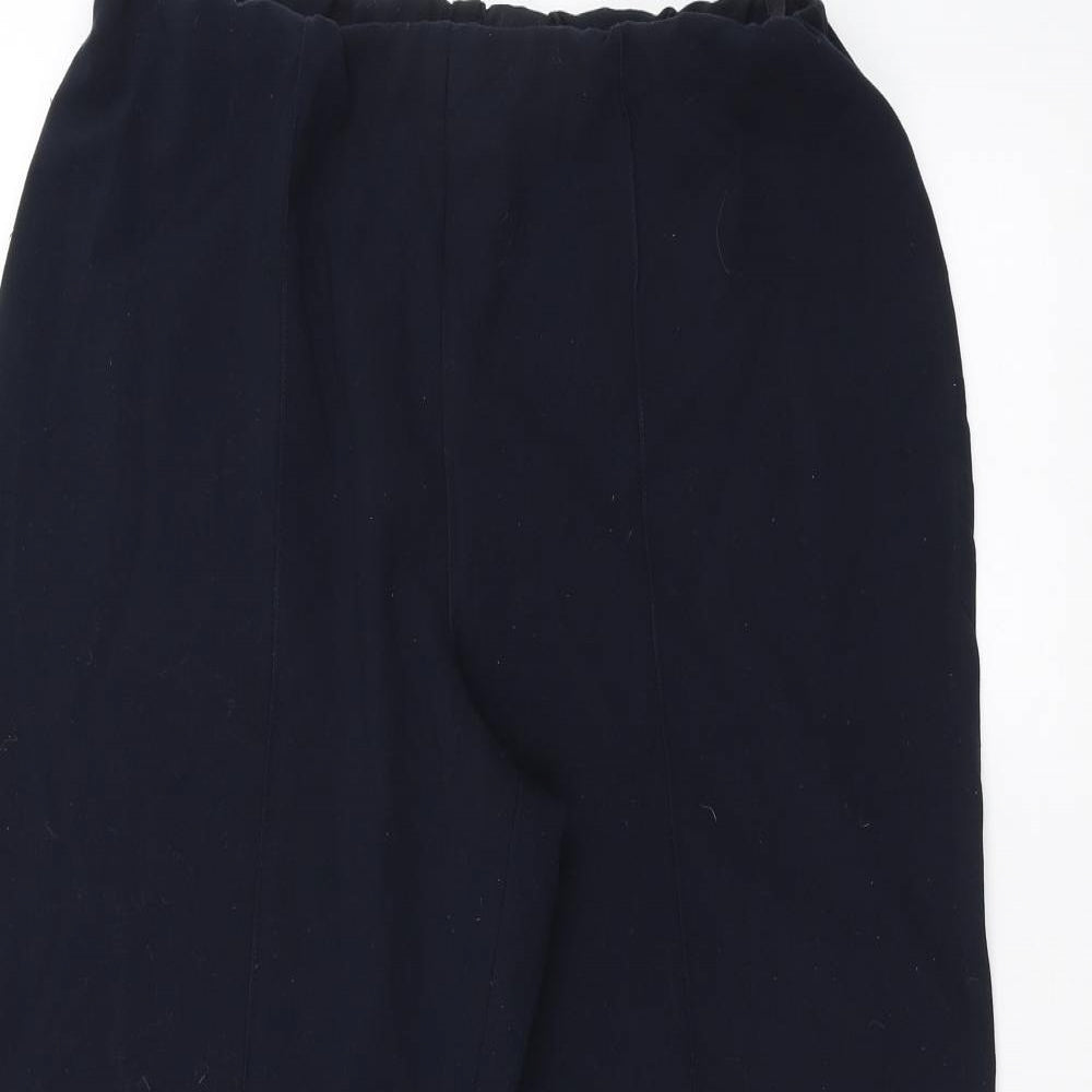 Isle Womens Blue   Trousers  Size 14 L22 in
