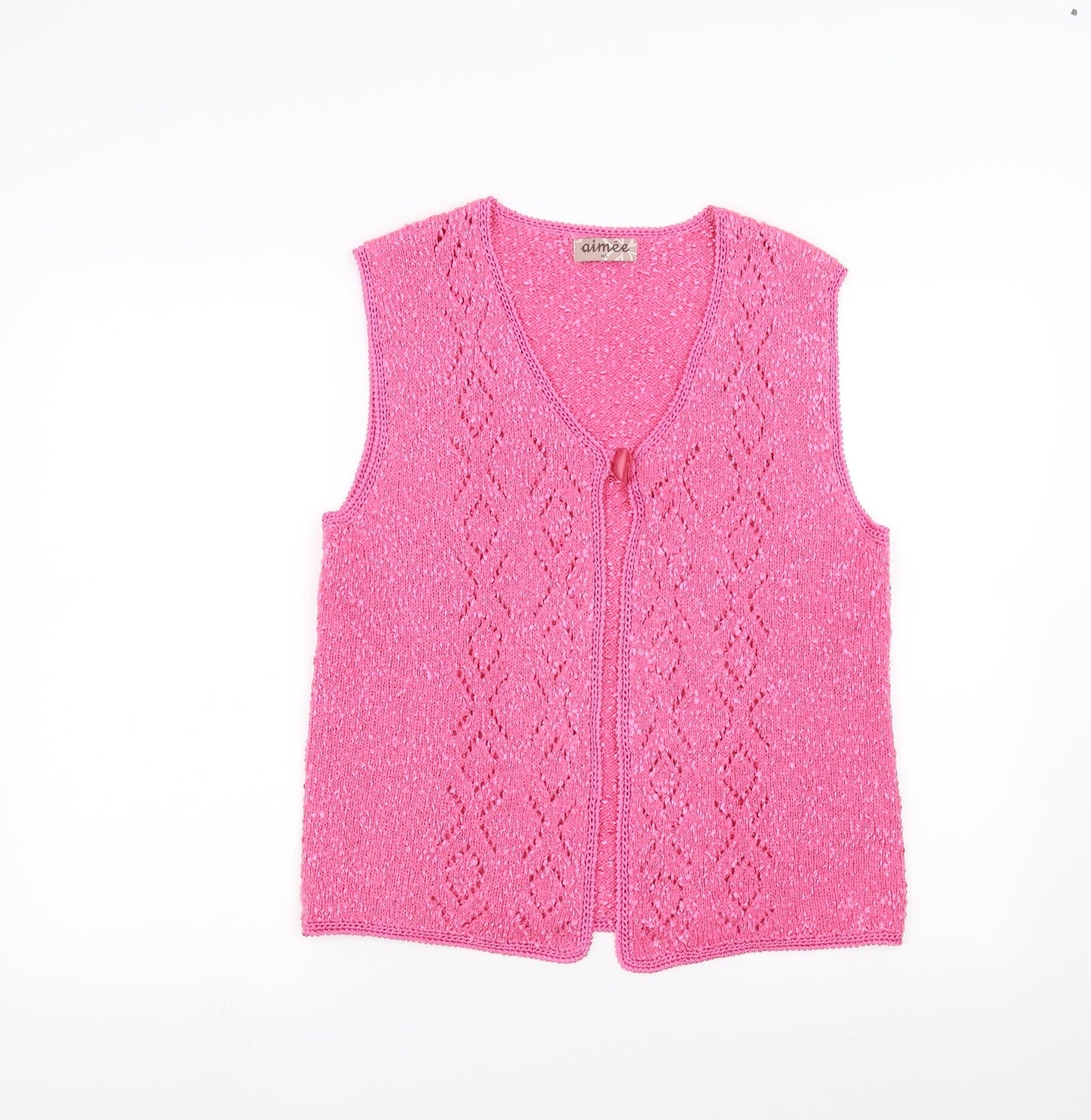 Aimee Womens Pink   Jacket  Size M