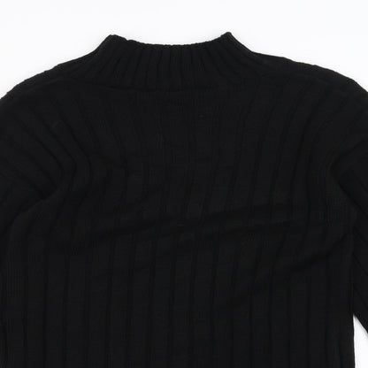 Preworn Womens Black   Pullover Jumper Size S